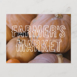 Pumpkin Spice Farmer's Market Herfst Herfst Briefkaart