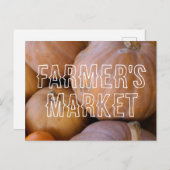 Pumpkin Spice Farmer's Market Herfst Herfst Briefkaart (Voorkant / Achterkant)