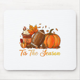 Pumpkin Spice Football Dit is de seizoensgebonden  Muismat