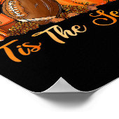 Pumpkin Spice Football Dit is de seizoensgebonden  Poster (Hoek)
