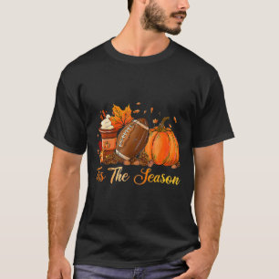 Pumpkin Spice Football Dit is de seizoensgebonden T-shirt