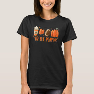 Pumpkin Spice Football Dit is de seizoensgebonden  T-shirt