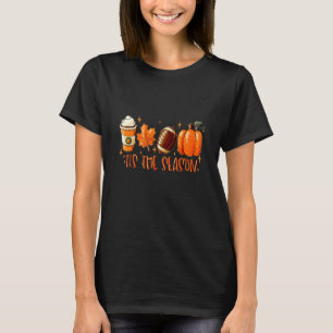 Pumpkin Spice Football Dit is de seizoensgebonden  T-shirt