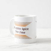 Pumpkin Spice Free Zone Koffiemok (Voorkant links)