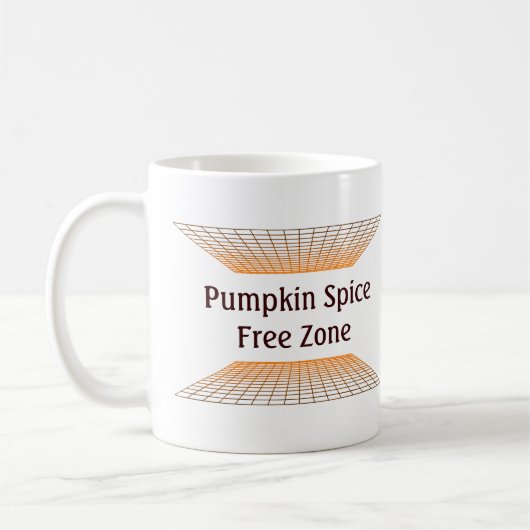 Pumpkin Spice Free Zone Koffiemok (Links)