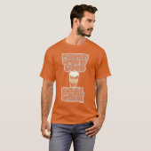 Pumpkin Spice Funny Epic Cartoon Slogan T-shirt (Voorkant volledig)