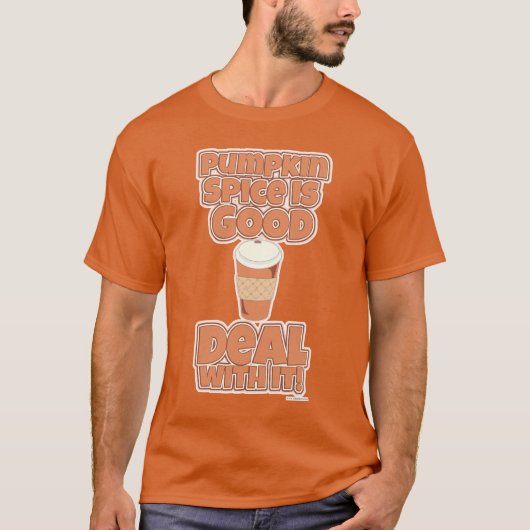 Pumpkin Spice Funny Epic Cartoon Slogan T-shirt (Voorkant)