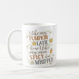 Pumpkin Spice Funny Latte Joke voor vrouwen najaar Koffiemok