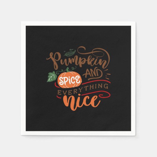 Pumpkin Spice Girl Servet (Voorkant)