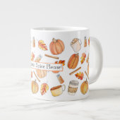 Pumpkin Spice Grote Koffiekop (Voorkant rechts)