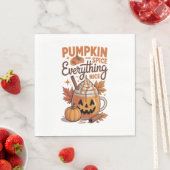 Pumpkin Spice Halloween Servet (Insitu)
