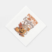 Pumpkin Spice Halloween Servet (Hoek)