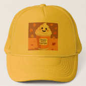 Pumpkin Spice Halloween Trucker Hat Trucker Pet (Voorkant)
