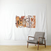Pumpkin Spice Halloween Wandkleed (In Situ (horizontaal))