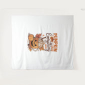 Pumpkin Spice Halloween Wandkleed (Voorkant (horizontaal))