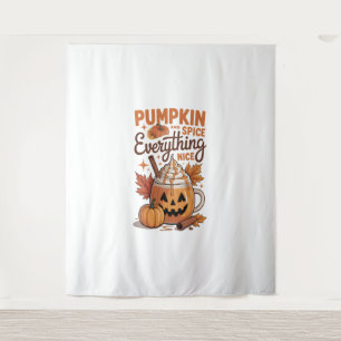 Pumpkin Spice Halloween Wandkleed