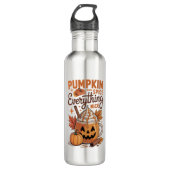Pumpkin Spice Halloween Waterfles (Voorkant)