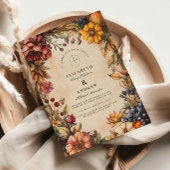 Pumpkin Spice Harvest Wedding Kaart