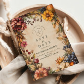 Pumpkin Spice Harvest Wedding Save The Date