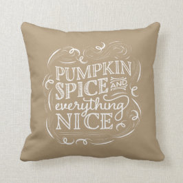 Pumpkin Spice Herfst Halloween Decor Pillow Kussen