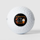 Pumpkin Spice Herfst Season Autumn Golfballen (Voorkant)