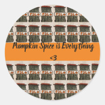 Pumpkin Spice is alles patroon sticker