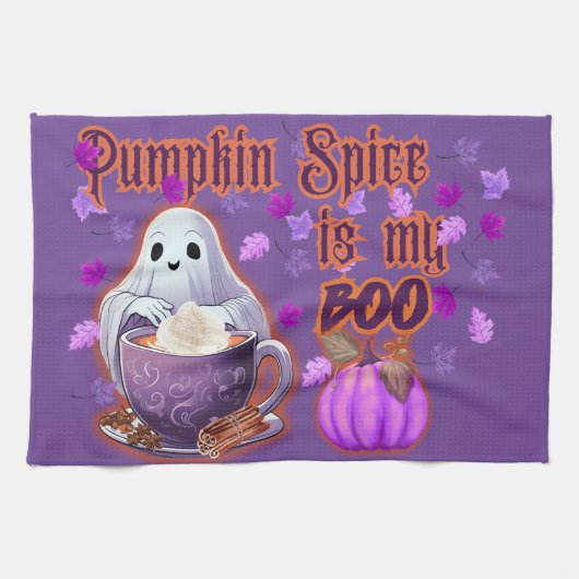 Pumpkin spice is mijn boek theedoek (Horizontaal)