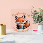 Pumpkin Spice is mijn favoriete seizoen Herfst Cla Acryl Bord (Huwelijk)