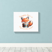 Pumpkin Spice is mijn favoriete seizoen Herfst Cla Canvas Afdruk (Insitu (Houten vloer))