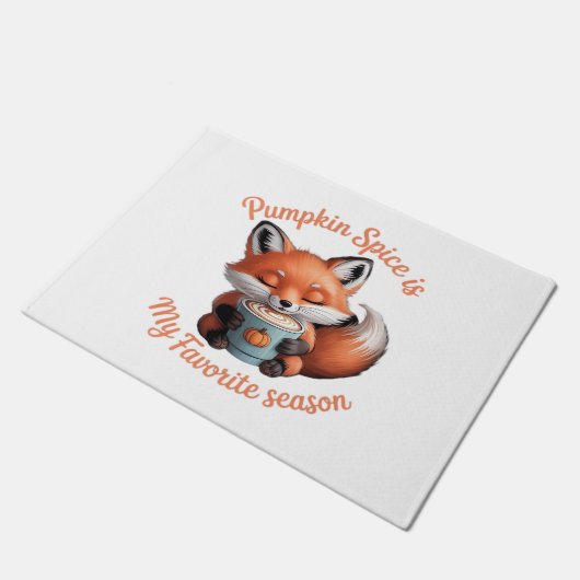 Pumpkin Spice is mijn favoriete seizoen Herfst Cla Deurmat (Schuin)