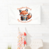 Pumpkin Spice is mijn favoriete seizoen Herfst Cla Spandoek (Insitu)