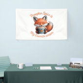 Pumpkin Spice is mijn favoriete seizoen Herfst Cla Spandoek (Beurs)