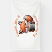 Pumpkin Spice is mijn favoriete seizoen Herfst Cla Spandoek (Verticaal)