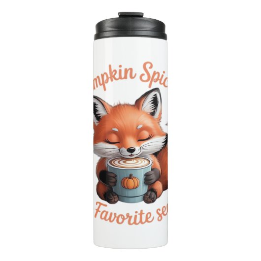 Pumpkin Spice is mijn favoriete seizoen Herfst Cla Thermosbeker (Voorkant)