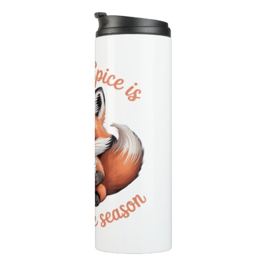 Pumpkin Spice is mijn favoriete seizoen Herfst Cla Thermosbeker (Geroteerd rechts)