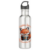 Pumpkin Spice is mijn favoriete seizoen Herfst Cla Waterfles (Voorkant)