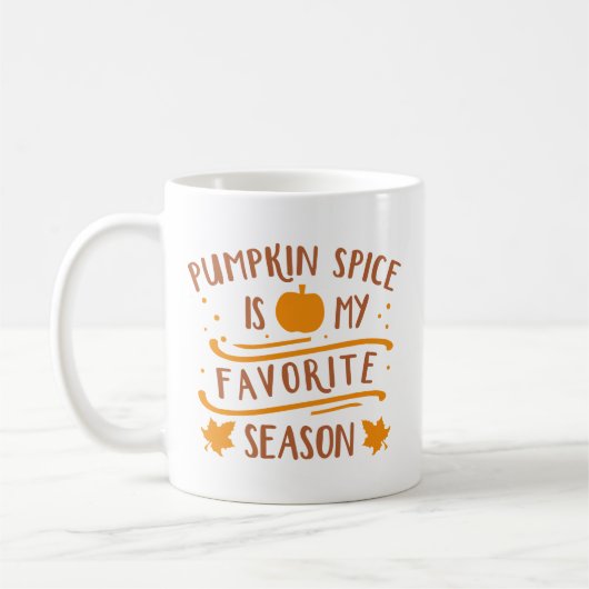 Pumpkin Spice is mijn favoriete seizoen Koffiemok (Links)
