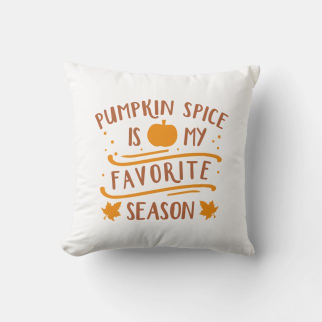 Pumpkin Spice is mijn favoriete seizoen Kussen (Voorkant)