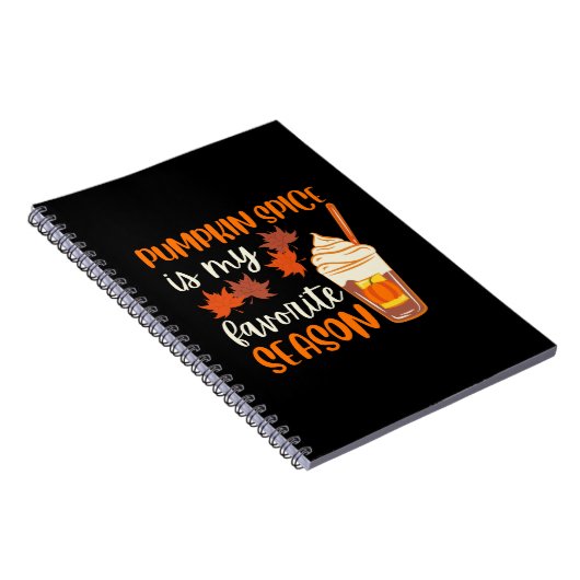 Pumpkin Spice is mijn favoriete seizoen Notitieboek (Rechterzijde)