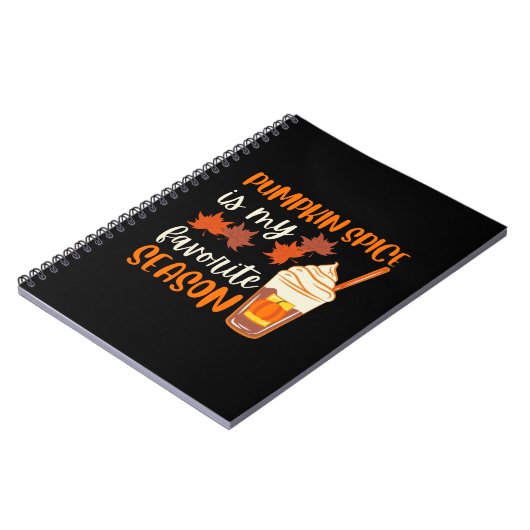 Pumpkin Spice is mijn favoriete seizoen Notitieboek (Linkerzijde)