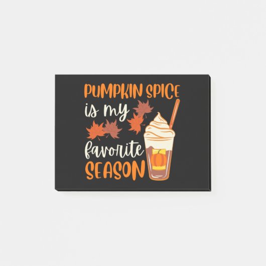 Pumpkin Spice is mijn favoriete seizoen Post-it® Notes (Voorkant)