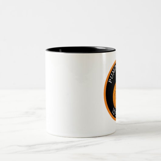 Pumpkin Spice is zo'n mooie herfst Tweekleurige Koffiemok (Center)