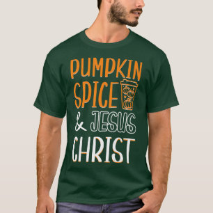 Pumpkin Spice Jesus Christelijk herfst Herfst S T-shirt