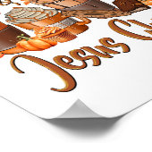 Pumpkin Spice Jesus Christus Poster (Hoek)