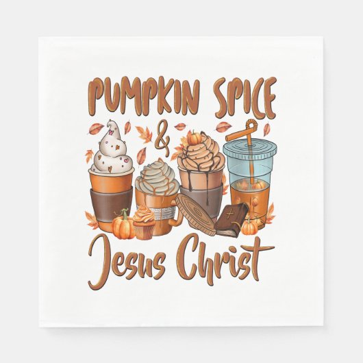 Pumpkin Spice Jesus Christus Servet (Voorkant)