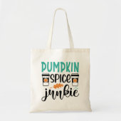 Pumpkin Spice Junkie Canvas tas (Voorkant)