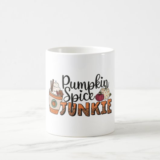 Pumpkin Spice Junkie Coffee Mok Cup (Center)