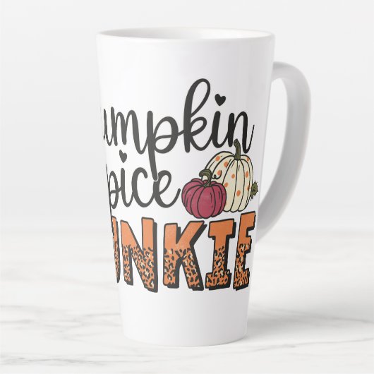 Pumpkin Spice Junkie Latte Mok (Rechterhoek)
