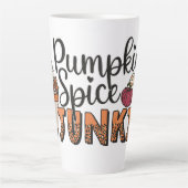 Pumpkin Spice Junkie Latte Mok (Voorkant)