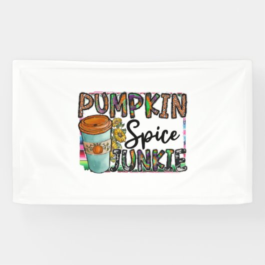 Pumpkin Spice Junkie Spandoek (Horizontaal)